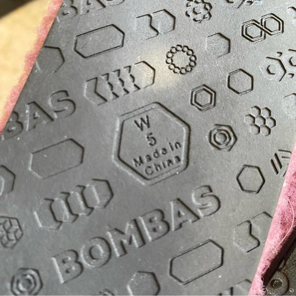 NEW Bombas • $68 Sunday Slipper Gripper Mauve Rubber Sole Womens / Teen Girls 5 - Picture 12 of 16